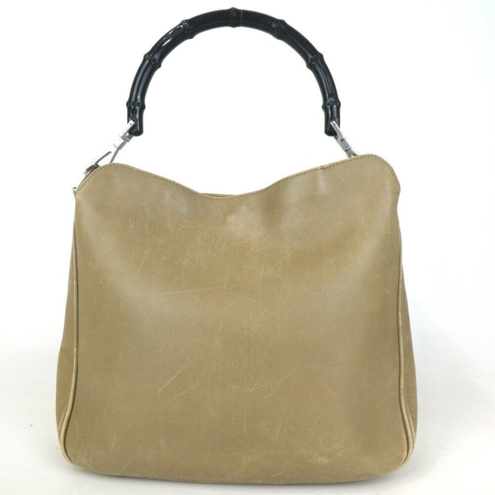 Authentic GUCCI Women Shoulder Bag 001 1638 Bamboo - Picture 3 of 12